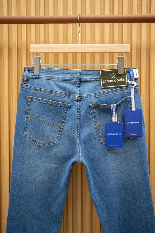 Мужские синие джинсы Jacob Cohen Premium