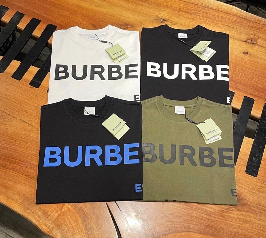 Футболка чёрного цвета Burberry Horseferry print
