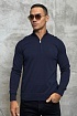 Мужская кофта Loro Piana zip neck - Navy