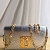 Кожаная сумка Schiaparelli 19x11 см