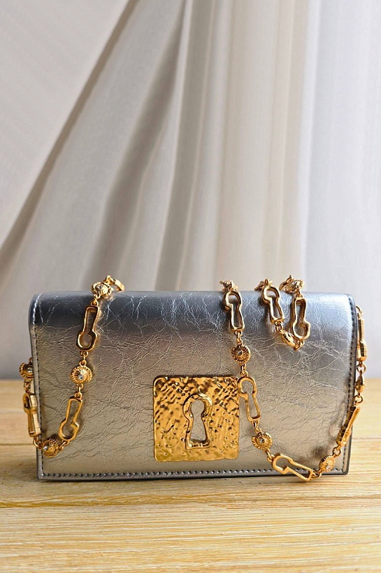 Кожаная сумка Schiaparelli 19x11 см