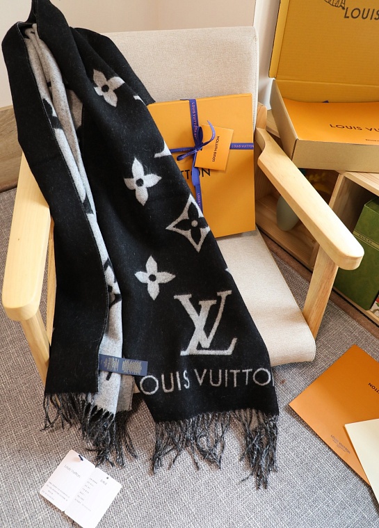 Шарф Louis Vuitton Reykjavik premium 191x45 см