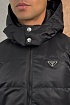 Двусторонний пуховик Prada logo-plaque - Black