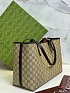 Кожаная сумка Gucci GG Emblem premium 38x25x15 см