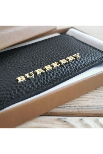 Кожаный кардхолдер Burberry logo-plaque 10.4x7.5 см   