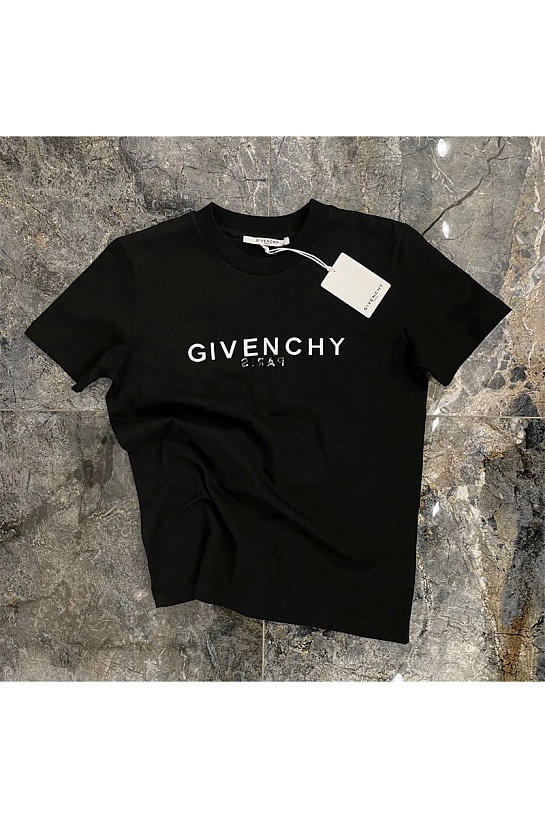 Мужская футболка Givenchy Paris Reverse - Black