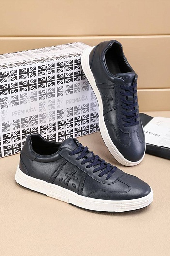 Кожаные кроссовки Premiata Bonnie - Navy   