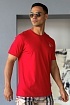 Мужская красная футболка Hugo Boss