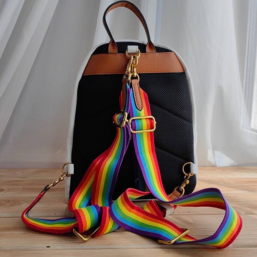 Кожаный рюкзак Coach 25x31 см   