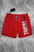 Мужские красные шорты Tommy Hilfiger logo-print