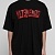 Чёрная оверсайз футболка Vetements world tour