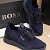 Текстильные кроссовки Hugo Boss Titanium - Navy