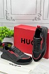 Комбинированные кроссовки Hugo Boss Icelin Runn - Black / Red
