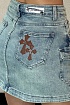 Женская джинсовая юбка Chrome Hearts