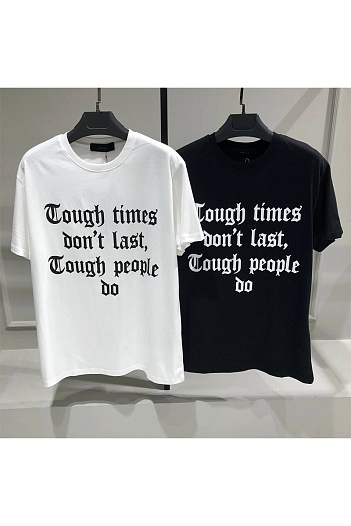 Оверсайз футболка Amiri "Tough Times" - White   