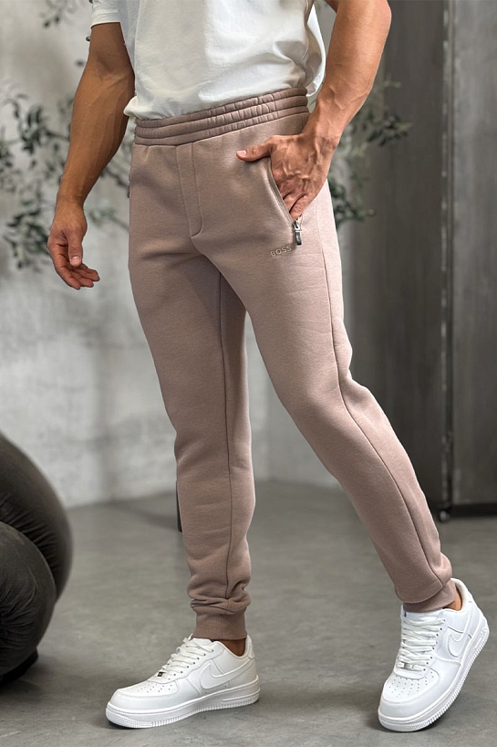Утеплённые штаны на флисе Hugo Boss