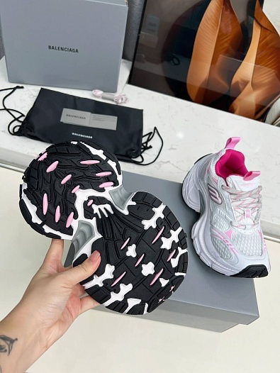 Женские кроссовки Balenciaga 10XL premium  - Pink / White   