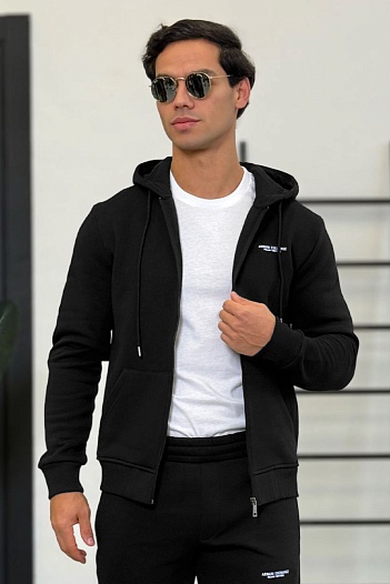 Утеплённая кофта на флисе Armani Exchange   