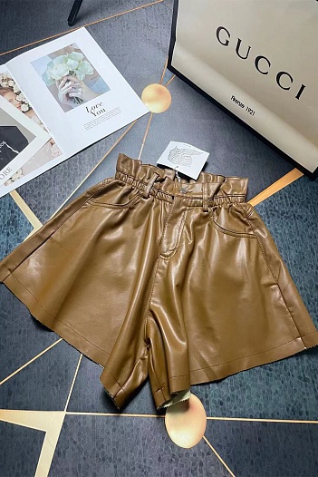Женские бежевые шорты Alexander Wang   