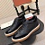 Кожаные кроссовки с мехом Loro Piana high-top