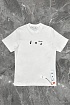 Белая оверсайз футболка Off-White Flash Date Camera
