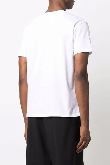 Мужская футболка Valentino high-shine logo - White   