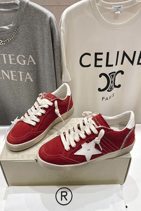 Женские кроссовки Golden Goose Ball Star premium