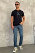 Мужские джинсы светло-синего цвета Trussardi regular fit