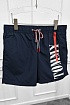 Мужские тёмно-синие шорты Tommy Hilfiger logo-print