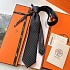 Галстук Hermes Jetez l'Ancre premium - Black