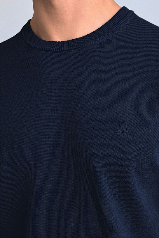 Джемпер тёмно-синего цвета Armani Exchange