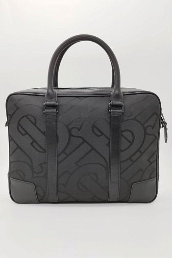 Текстильная сумка Burberry Jacquard Monogram 36x28x9 см   