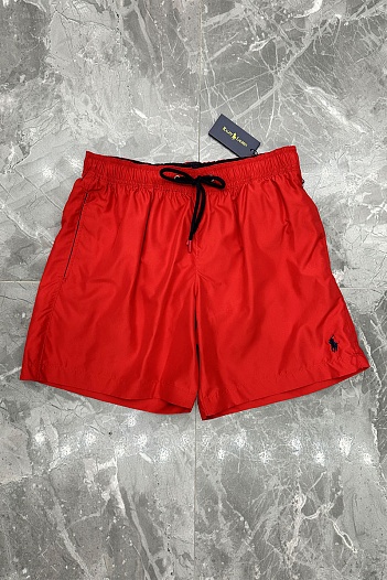 Мужские красные шорты Polo Ralph Lauren   