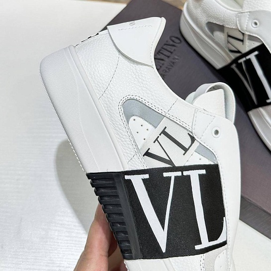 Кожаные кроссовки Valentino VL7N low-top - White
