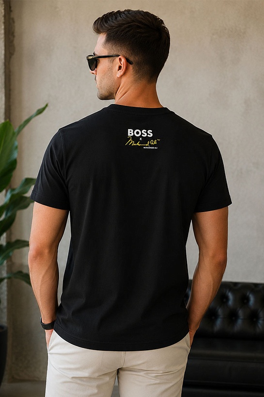 Чёрная футболка Hugo Boss Muhammad Ali