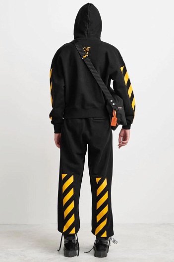 Мужской чёрный костюм Off-White Caravaggio Diag   