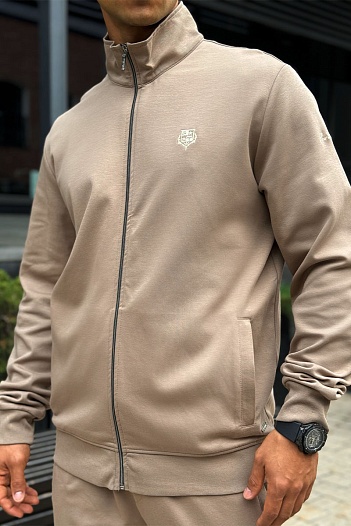 Спортивный костюм Loro Piana logo-embroidered - Beige   