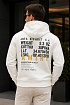Худи белого цвета Amiri Military Specs Stencil