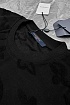 Чёрная оверсайз футболка Louis Vuitton Monogram All-over