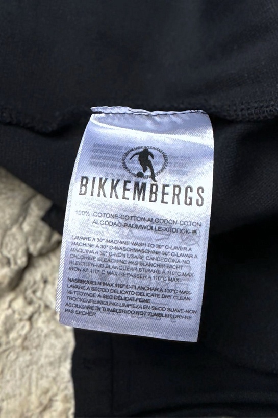 Мужские тёмно-синие штаны Bikkembergs