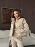 Женский костюм тройка на флисе Schiaparelli premium - Beige