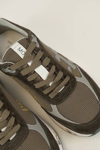 Мужские кроссовки Premiata Moe Run - Brown   