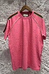 Розовая оверсайз футболка Gucci logo all-over embossed