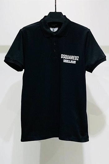 Мужское поло Dsquared2 Ceresio 9 Milano - Black   