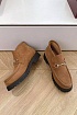 Женские замшевые лоферы Gucci premium - Chestnut