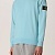 Мужской свитшот бирюзового цвета Stone Island Compass-patch