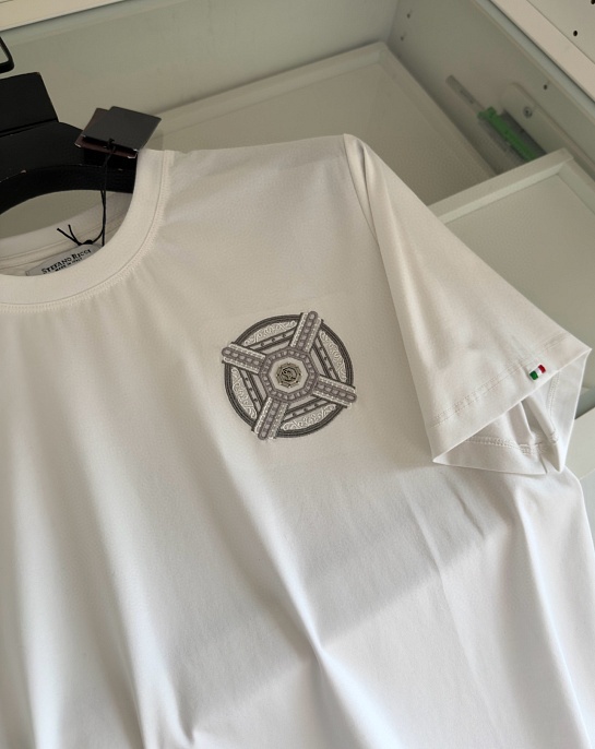 Белая футболка Stefano Ricci Premium 