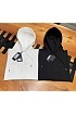 Мужское белое худи Prada logo-embroidered