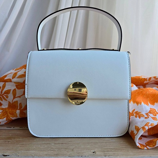 Женская сумка Chloe Penelope 20x17 см - White   
