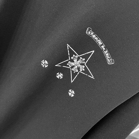 Чёрная оверсайз футболка Chrome Hearts Premium